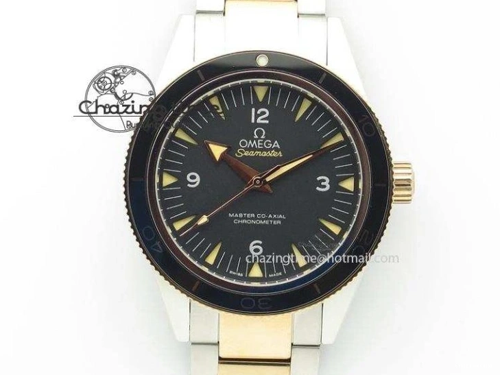 0201 2018 Seamaster Diver 300M SS YG VSF 1:1 Best Edition YG Bezel Blue Dial on SS YG Bracelet A Effortless 7897